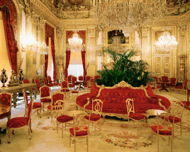 Le Grand Salon of Napoleon III in the Palais du Louvre, Paris …