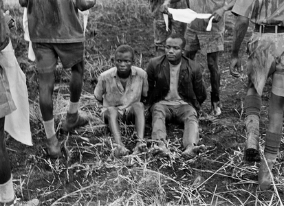 Sebastino Namirundu and Tom Masaba, Bugsihu's execution 1973 (photo)
