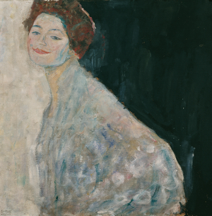 Lady in White, 1917-18 (oil on canvas)