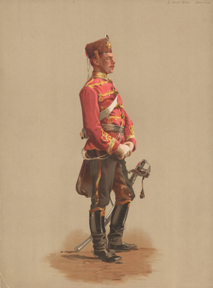 Garde-Husar, Unteroffizier (chromolitho)