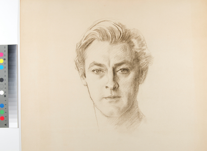 John Barrymore, 1923  (crayon on paperboard)