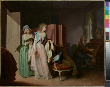 La visite rendue (The Visit Returned), 1789 (oil on canvas)