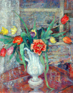 Flower piece, 1940 (oil on canvas)