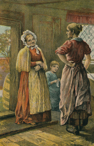 The Neighbour-In-Law (colour litho)