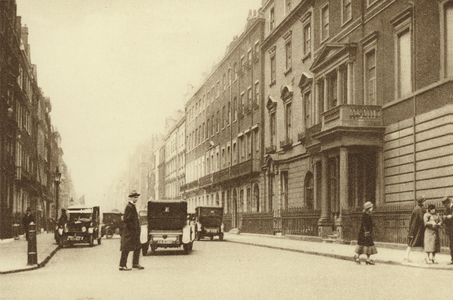 Harley Street, Marylebone (b/w photo)