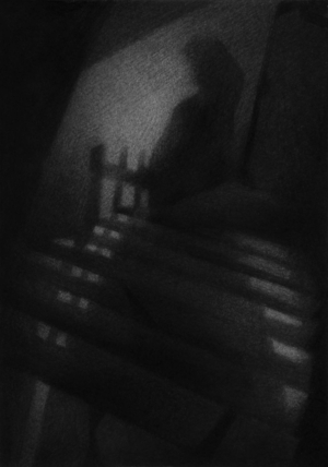 Persephone II, 2017 (charcoal on paper)