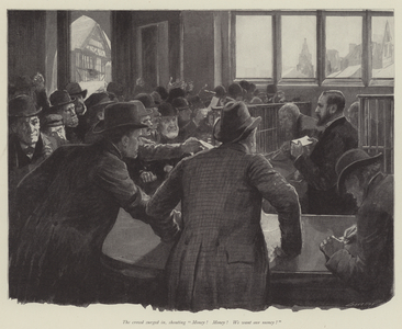 The Five Years' Tryst, by Walter Besant (litho)