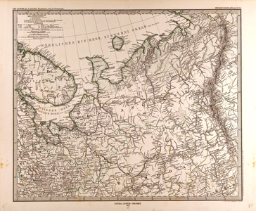 Map of Eastern Europe, 1873 (engraving)