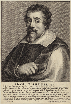Portrait of Adam Elsheimer (engraving)