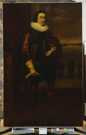 Charles I, when the Prince of Wales, 1623 (oil on canvas)