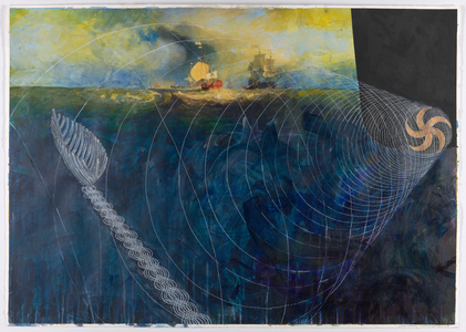 J.M.W. Turner, 2017 (mixed media on paper)