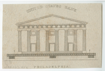 United States Bank Philadelphia, 1835 (litho)
