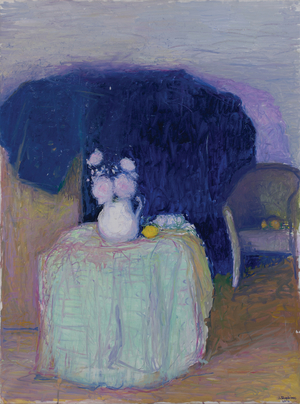 Bouquet of roses, studio interior 2010 (Oil on canvas)