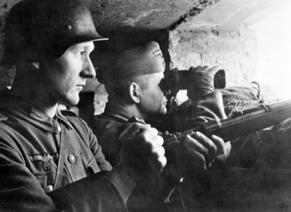 II. WK - Atlantic Wall, 1944 (photo)