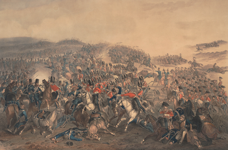 Battle of Balaklava, 1854-55 (colour litho)