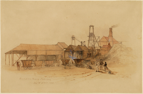 Burdon Main Colliery (w/c on paper)