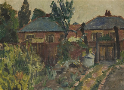 The Bottom of the Garden, 1960-1975 (oil on board)