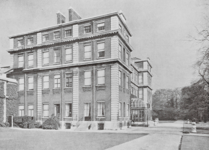 Westminster, Marlborough House, c 1710, with later additions, from the SW (b/w photo)