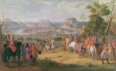 Louis XIV at the Siege of Besançon in May 1674 (oil on canvas)