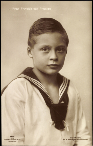 Ak Young Prince Frederick of Prussia, Liersch 7946 (b/w photo)