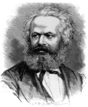 Karl Marx (engraving, 1871)