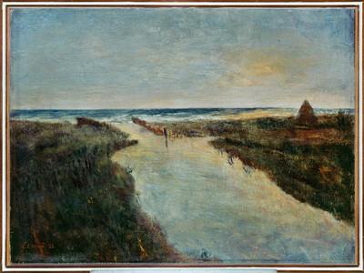 La Foce del Cinquale (painting on canvas)