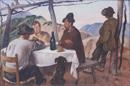 The pergola, 1928 (oil on canvas)