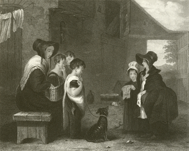 The orphan ballad singers (engraving)