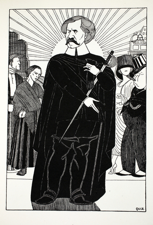 Mr Ramsay MacDonald as Oliver Cromwell, illustration from Eighty Eight Cartoons by Powys Evans, pub. Cayme Press, 1926 (litho)