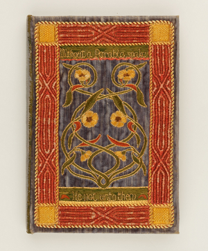 The Parables from the Gospels, c.1903 (embroidered velvet book binding and book containing ten original wood engravings)