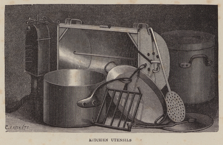 Kitchen Utensils (engraving)
