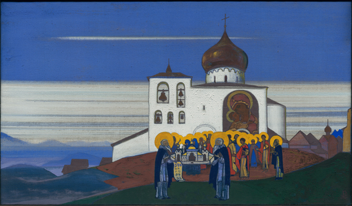 Zvenigorod, 1933 (tempera on canvas)