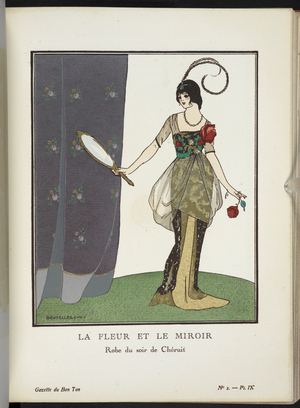 COPYRIGHT.
Umberto Brunelleschi (Italian (active in Paris), 1879-1949), Illustrating design by Madeleine Chéruit (French, died 1935),