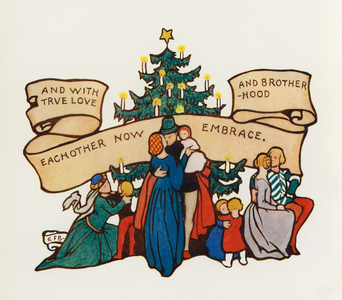 Carols: Christmas Love and Brotherhood (colour litho)