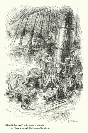 Illustration for Kidnapped by Robert Louis Stevenson (litho)