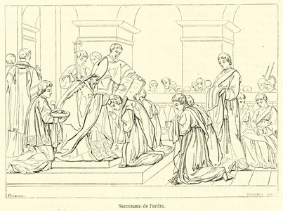 Sacrement de l'ordre (engraving)
