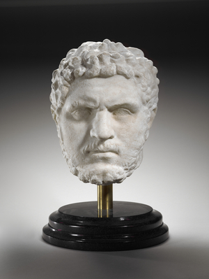 Portrait of Caracalla, Emperor of the Roman Empire, AD 211-17 (marble)