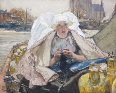 The Milkmaid of Dordrecht, c.1900 (oil on canvas)