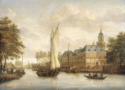 Nijenrode Castle on the Vecht near Breukelen, 1660 (oil on panel)