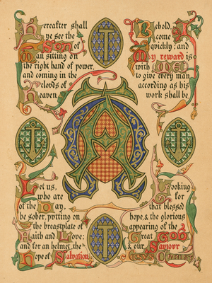 Advent (colour litho)