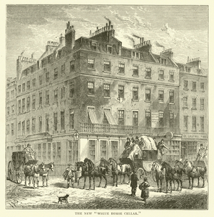 The New "White Horse Cellar" (engraving)