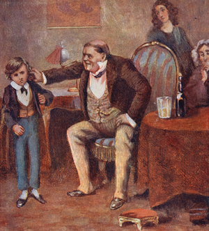 David Copperfield’s Boyhood (colour litho)