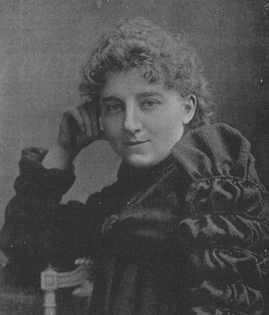 Miss Clara Savile Clarke (engraving)
