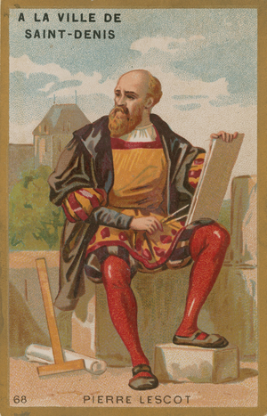 Pierre Lescot, 16th Century French architect (chromolitho)
