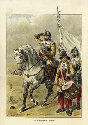 Epochs of the British Army - The Commonwealth (colour litho)