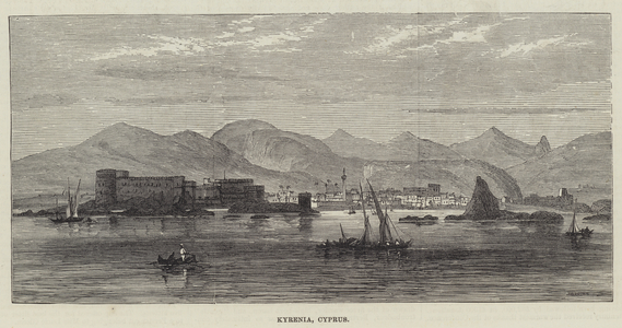 Kyrenia, Cyprus (engraving)