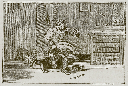 The Man and his Goose (engraving)