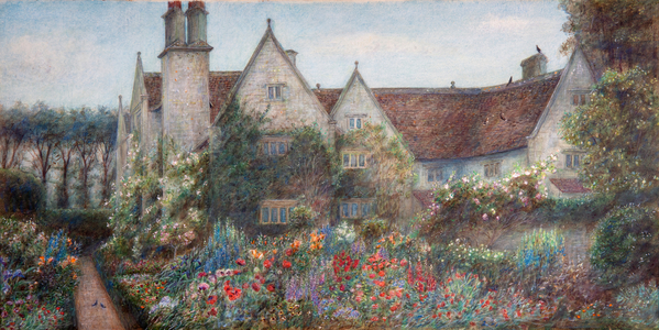 Kelmscott Manor, c.1905 (pencil & watercolour heightened with bodycolor on Whatman watercolour board)