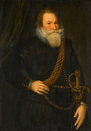 Portrait of a Man, c.1610-1620 (oil on panel)