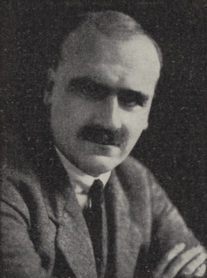 J B S Haldane, British biologist, geneticist and mathematician (b/w photo)